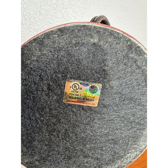 Tiffany Style Lily Flower Butterfly Table Lamp Yellow Glass Shade Light - Picture 8 of 8